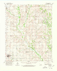 Temple Oklahoma Historical topographic map, 1:62500 scale, 15 X 15 Minute, Year 1962