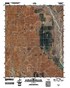 Trail Oklahoma Historical topographic map, 1:24000 scale, 7.5 X 7.5 Minute, Year 2010