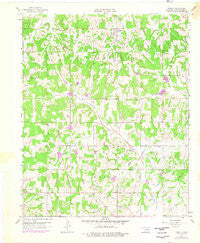 Tribbey Oklahoma Historical topographic map, 1:24000 scale, 7.5 X 7.5 Minute, Year 1958