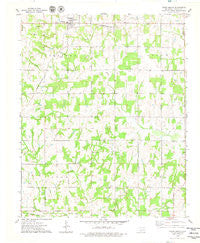 Tryon South Oklahoma Historical topographic map, 1:24000 scale, 7.5 X 7.5 Minute, Year 1975