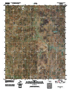 Tryon South Oklahoma Historical topographic map, 1:24000 scale, 7.5 X 7.5 Minute, Year 2010