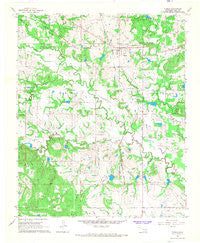 Tupelo Oklahoma Historical topographic map, 1:24000 scale, 7.5 X 7.5 Minute, Year 1966