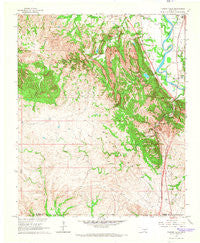 Turner Falls Oklahoma Historical topographic map, 1:24000 scale, 7.5 X 7.5 Minute, Year 1964