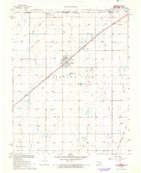 Tyrone Oklahoma Historical topographic map, 1:24000 scale, 7.5 X 7.5 Minute, Year 1967