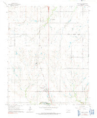 Union City Oklahoma Historical topographic map, 1:24000 scale, 7.5 X 7.5 Minute, Year 1966