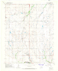 Union City Oklahoma Historical topographic map, 1:24000 scale, 7.5 X 7.5 Minute, Year 1966