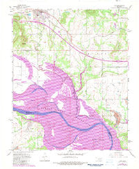 Vian Oklahoma Historical topographic map, 1:24000 scale, 7.5 X 7.5 Minute, Year 1967