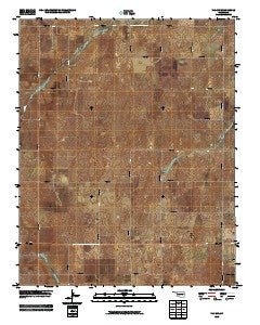 Vici NW Oklahoma Historical topographic map, 1:24000 scale, 7.5 X 7.5 Minute, Year 2010