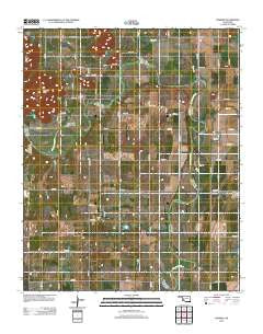 Warren Oklahoma Historical topographic map, 1:24000 scale, 7.5 X 7.5 Minute, Year 2012
