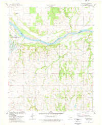 Watchorn Oklahoma Historical topographic map, 1:24000 scale, 7.5 X 7.5 Minute, Year 1978