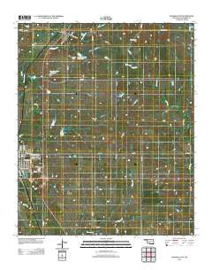 Waurika East Oklahoma Historical topographic map, 1:24000 scale, 7.5 X 7.5 Minute, Year 2012