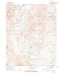 Waynoka NW Oklahoma Historical topographic map, 1:24000 scale, 7.5 X 7.5 Minute, Year 1969
