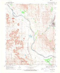 Waynoka West Oklahoma Historical topographic map, 1:24000 scale, 7.5 X 7.5 Minute, Year 1969