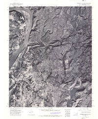 Webbers Falls NW Oklahoma Historical topographic map, 1:24000 scale, 7.5 X 7.5 Minute, Year 1974