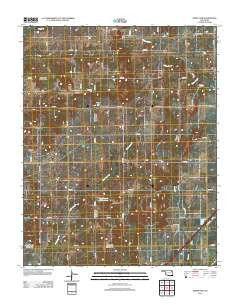 White Oak Oklahoma Historical topographic map, 1:24000 scale, 7.5 X 7.5 Minute, Year 2012