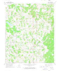 Wolf Oklahoma Historical topographic map, 1:24000 scale, 7.5 X 7.5 Minute, Year 1972