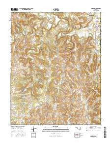 Woolaroc Oklahoma Current topographic map, 1:24000 scale, 7.5 X 7.5 Minute, Year 2016