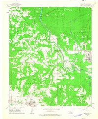 Wright City Oklahoma Historical topographic map, 1:24000 scale, 7.5 X 7.5 Minute, Year 1962