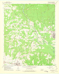 Wright City Oklahoma Historical topographic map, 1:24000 scale, 7.5 X 7.5 Minute, Year 1962