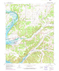 Wyandotte Oklahoma Historical topographic map, 1:24000 scale, 7.5 X 7.5 Minute, Year 1961