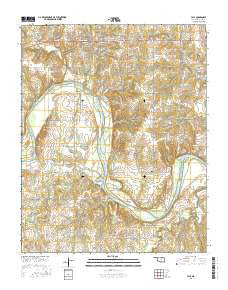 Yale Oklahoma Current topographic map, 1:24000 scale, 7.5 X 7.5 Minute, Year 2016