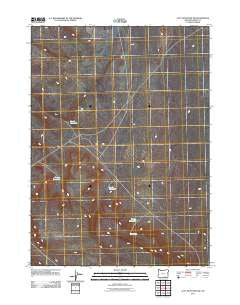 Acty Mountain NW Oregon Historical topographic map, 1:24000 scale, 7.5 X 7.5 Minute, Year 2011