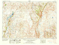 Adel Oregon Historical topographic map, 1:250000 scale, 1 X 2 Degree, Year 1958