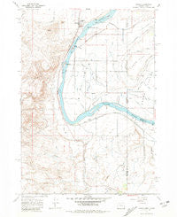 Adrian Oregon Historical topographic map, 1:24000 scale, 7.5 X 7.5 Minute, Year 1967