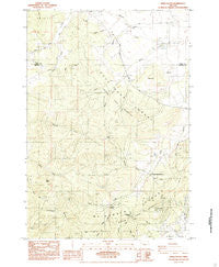 Airlie South Oregon Historical topographic map, 1:24000 scale, 7.5 X 7.5 Minute, Year 1984