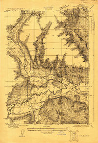 Airlie Oregon Historical topographic map, 1:31680 scale, 7.5 X 7.5 Minute, Year 1922