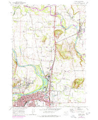 Albany Oregon Historical topographic map, 1:24000 scale, 7.5 X 7.5 Minute, Year 1970