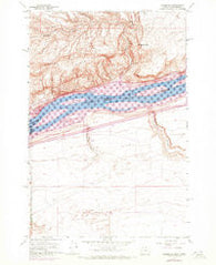 Alderdale Washington Historical topographic map, 1:24000 scale, 7.5 X 7.5 Minute, Year 1970