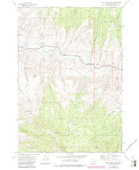 Aldrich Mountain North Oregon Historical topographic map, 1:24000 scale, 7.5 X 7.5 Minute, Year 1972