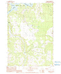 Alkali Flat Oregon Historical topographic map, 1:24000 scale, 7.5 X 7.5 Minute, Year 1990