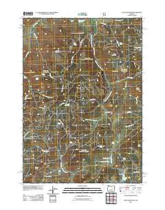 Alsup Mountain Oregon Historical topographic map, 1:24000 scale, 7.5 X 7.5 Minute, Year 2011