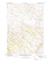 Anderson Mtn Oregon Historical topographic map, 1:62500 scale, 15 X 15 Minute, Year 1974