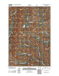 Aneroid Mountain Oregon Historical topographic map, 1:24000 scale, 7.5 X 7.5 Minute, Year 2011