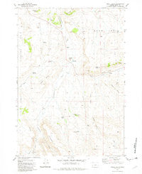 Angell Butte Oregon Historical topographic map, 1:24000 scale, 7.5 X 7.5 Minute, Year 1981