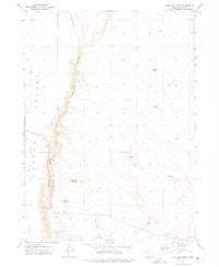 Antelope Butte Oregon Historical topographic map, 1:24000 scale, 7.5 X 7.5 Minute, Year 1971