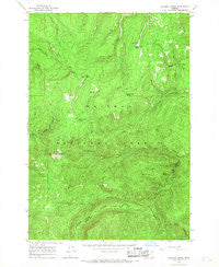 Anthony Butte Oregon Historical topographic map, 1:24000 scale, 7.5 X 7.5 Minute, Year 1965