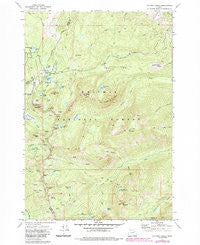 Anthony Lakes Oregon Historical topographic map, 1:24000 scale, 7.5 X 7.5 Minute, Year 1972