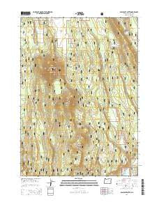 Applegate Butte Oregon Current topographic map, 1:24000 scale, 7.5 X 7.5 Minute, Year 2014