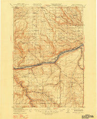 Arlington Oregon Historical topographic map, 1:125000 scale, 30 X 30 Minute, Year 1916