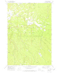 Austin Oregon Historical topographic map, 1:24000 scale, 7.5 X 7.5 Minute, Year 1972