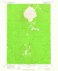 Bachelor Butte Oregon Historical topographic map, 1:24000 scale, 7.5 X 7.5 Minute, Year 1963