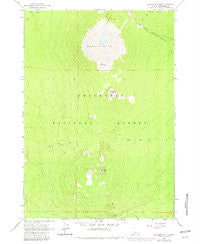 Bachelor Butte Oregon Historical topographic map, 1:24000 scale, 7.5 X 7.5 Minute, Year 1963