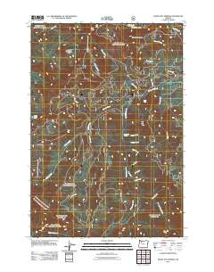 Bagby Hot Springs Oregon Historical topographic map, 1:24000 scale, 7.5 X 7.5 Minute, Year 2011
