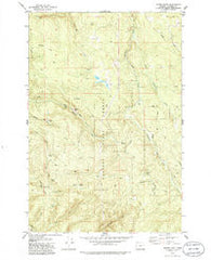 Baker Point Oregon Historical topographic map, 1:24000 scale, 7.5 X 7.5 Minute, Year 1979