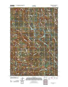 Baker Point Oregon Historical topographic map, 1:24000 scale, 7.5 X 7.5 Minute, Year 2011