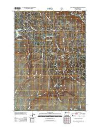 Balm Creek Reservoir Oregon Historical topographic map, 1:24000 scale, 7.5 X 7.5 Minute, Year 2011